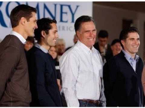 Mitt Romney and sons