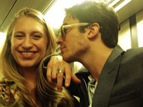 Molly Swenson and Ian Somerhalder Molly Swenson and Ian Somerhalder