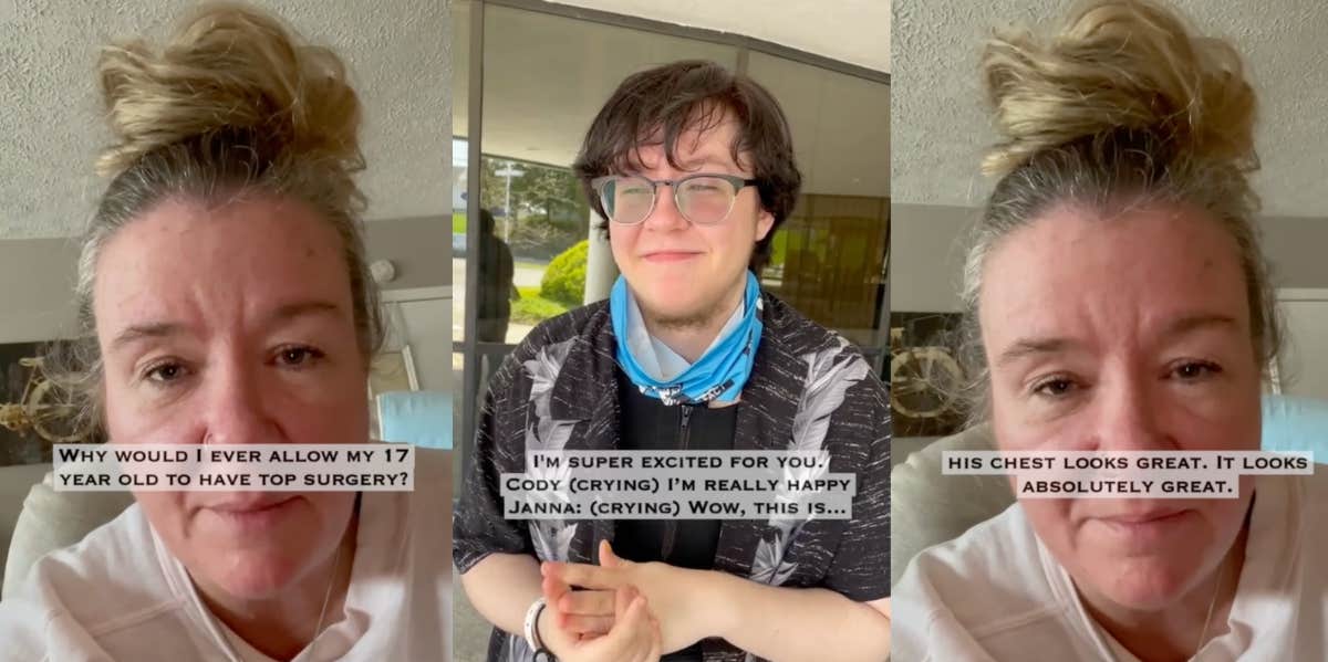 Mom Explains Why She Allowed Her 17-Year-Old Son To Have Top Surgery Mom explains why she allowed her transgender son to get top surgery.