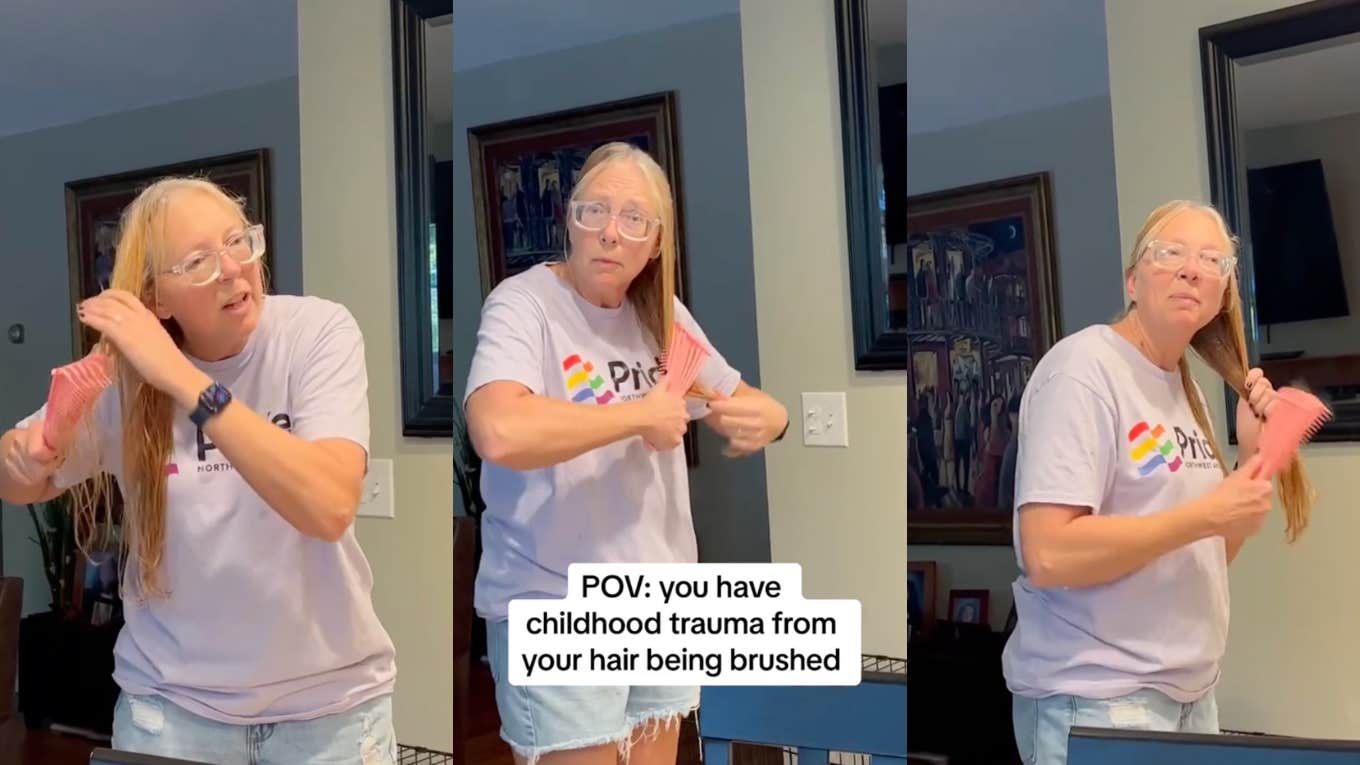 Mom Apologizes To Daughter Years Later For The Way She Would Brush Her Hair When She Was A Child Amy Beaver