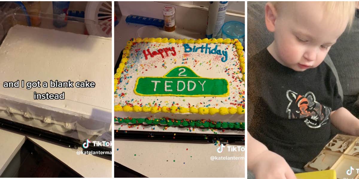 Mom Orders Birthday Cake From Costco For Son's Birthday & Instead She Receives A Blank Cake & Frosting To Decorate It Herself