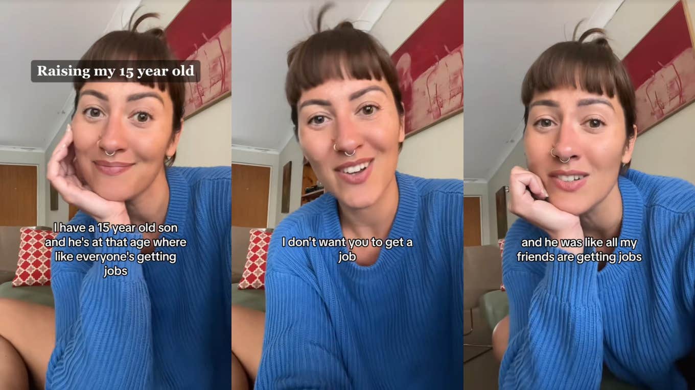 A Mom Explains Why She Refuses To Let Her 15-Year-Old Get A Job Esther Boyd talking about 15-year-old son getting a job