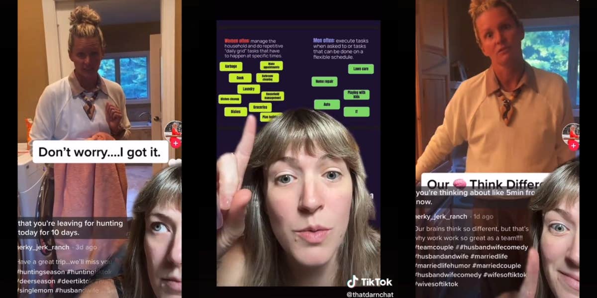 Mom Loses It With Husband Ahead Of His 10-Day Hunting Trip & Makes Sure He Knows Exactly How Much Extra Work He's Making For Her Laura Danger 10-day hunting trip TikTok