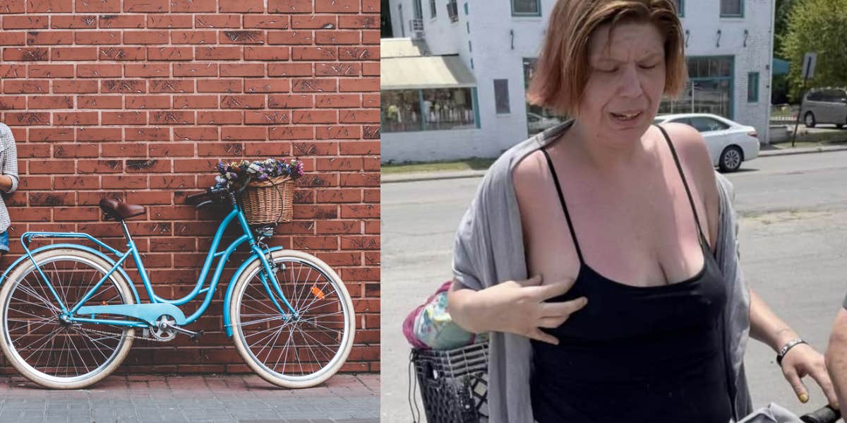 Milk crate on deals bike