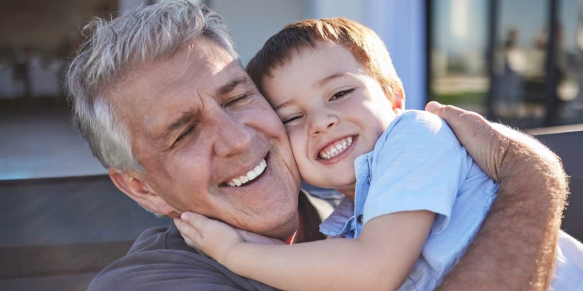 grandfather, boy