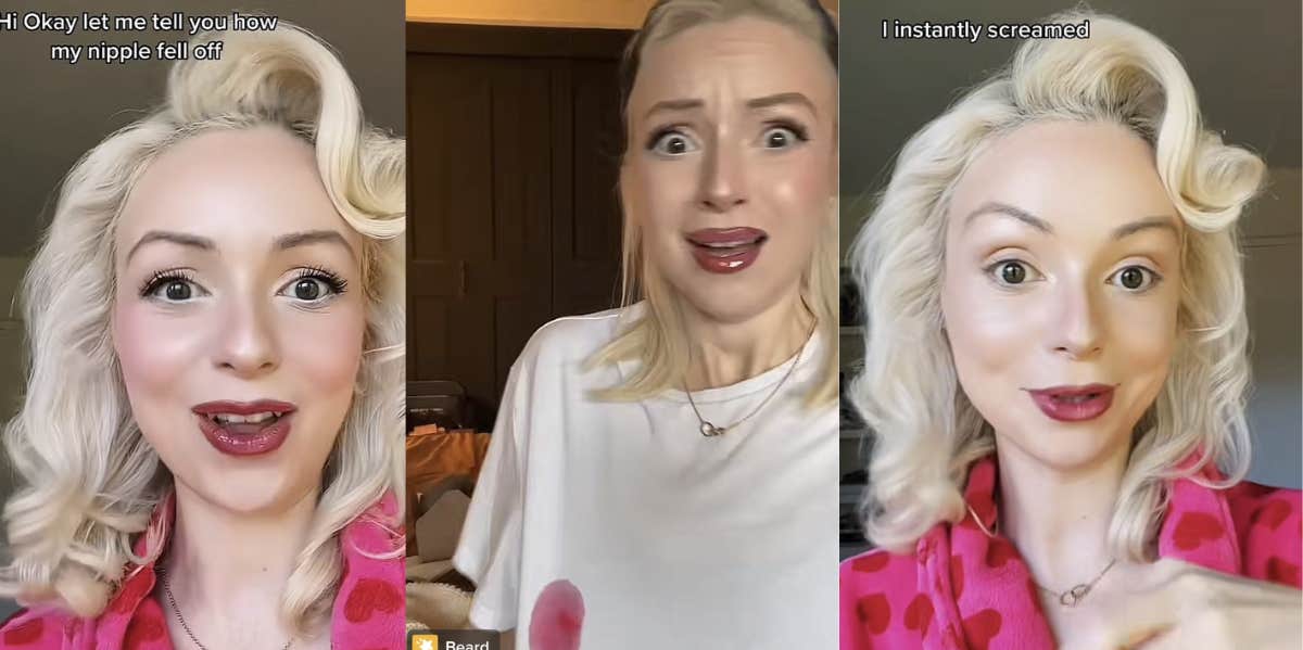 Jasmine Chiswell Says Her Baby Bit Her Nipple Off While She Was Nursing & She Didn't Notice Until The Next Morning Jasmine Chiswell, tiktok, breastfeeding