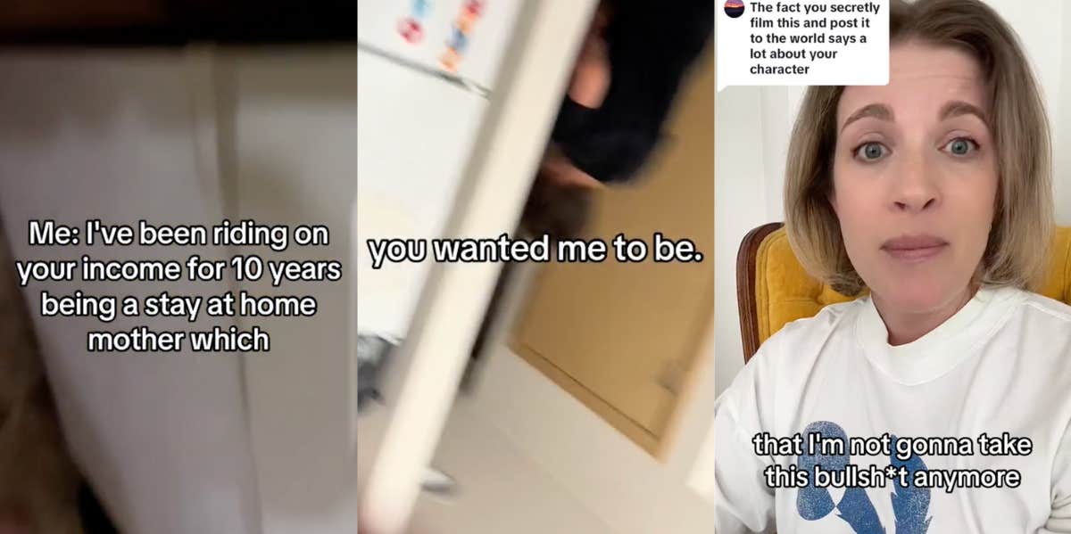 Mom Speaks Out About Husband's Financial Abuse—'Women Suffer Silently' Screenshots from tiktok of mom exposing her husband's financial abuse