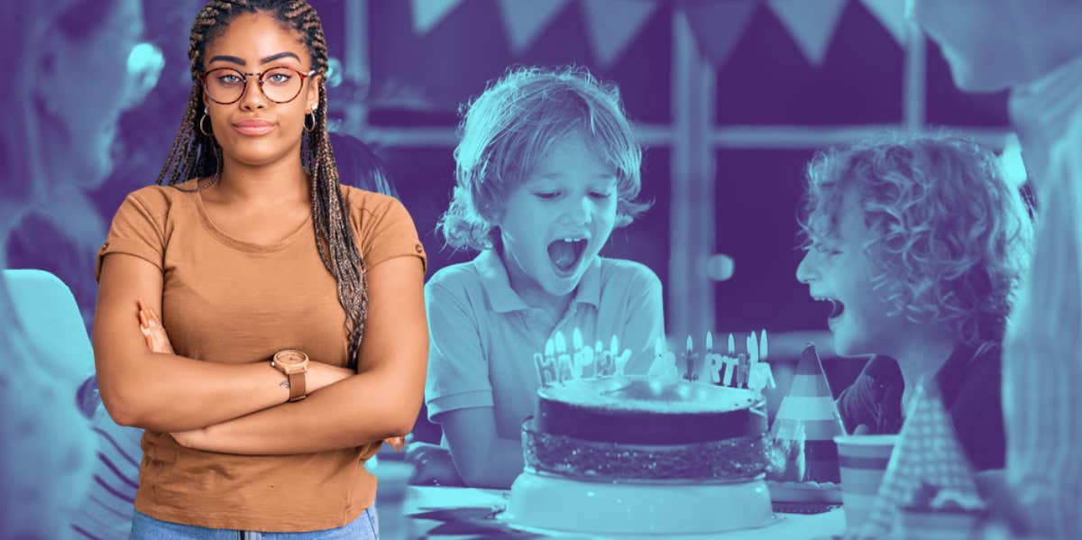 A Mom & Son Were Denied Cake At A Birthday Party After They Missed The Singing Of Happy Birthday So She Left & Took The Gift Back birthday party, gifts, cake