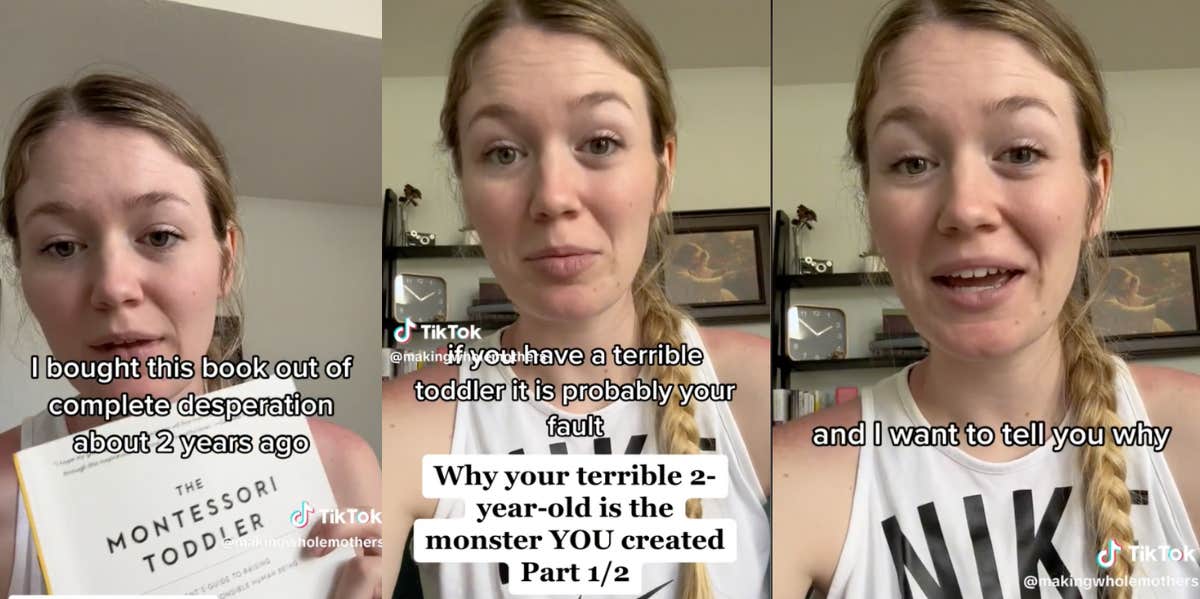 Mom Shares Her 'Unpopular Opinion' — 'If You Have a Terrible Toddler It's Probably Your Fault' Mom shares her unpopular opinion on TikTok