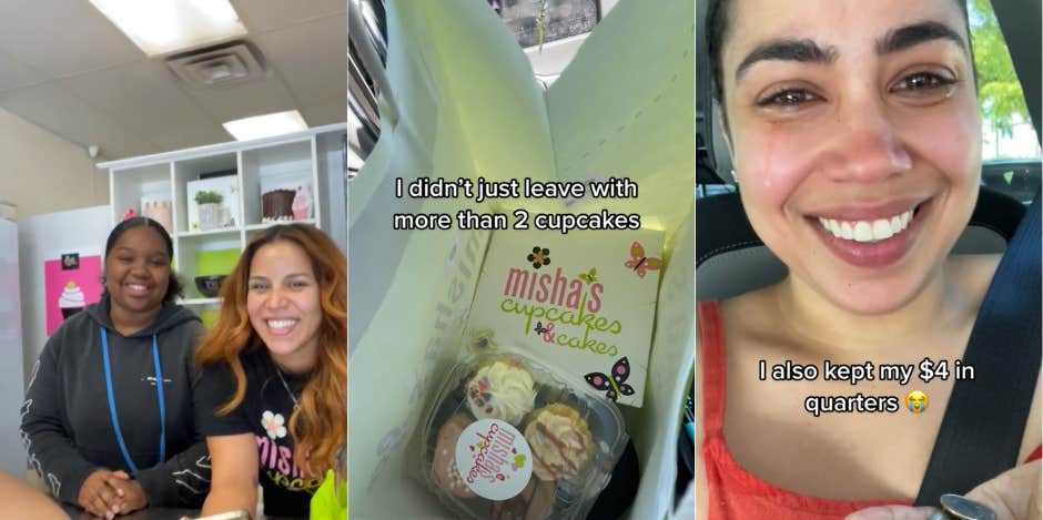Mom brings $4 in quarters to bakery to buy her daughter a cupcake
