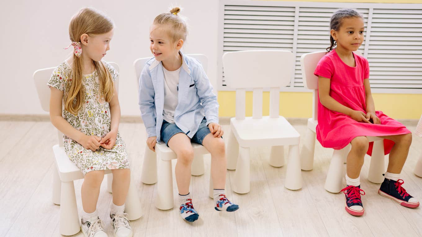 Mom's 5-Year-Old Son Wants To Be Cinderella For Fairytale Day At School But She's Worried About Other Kids' Reactions kids at kindergarten