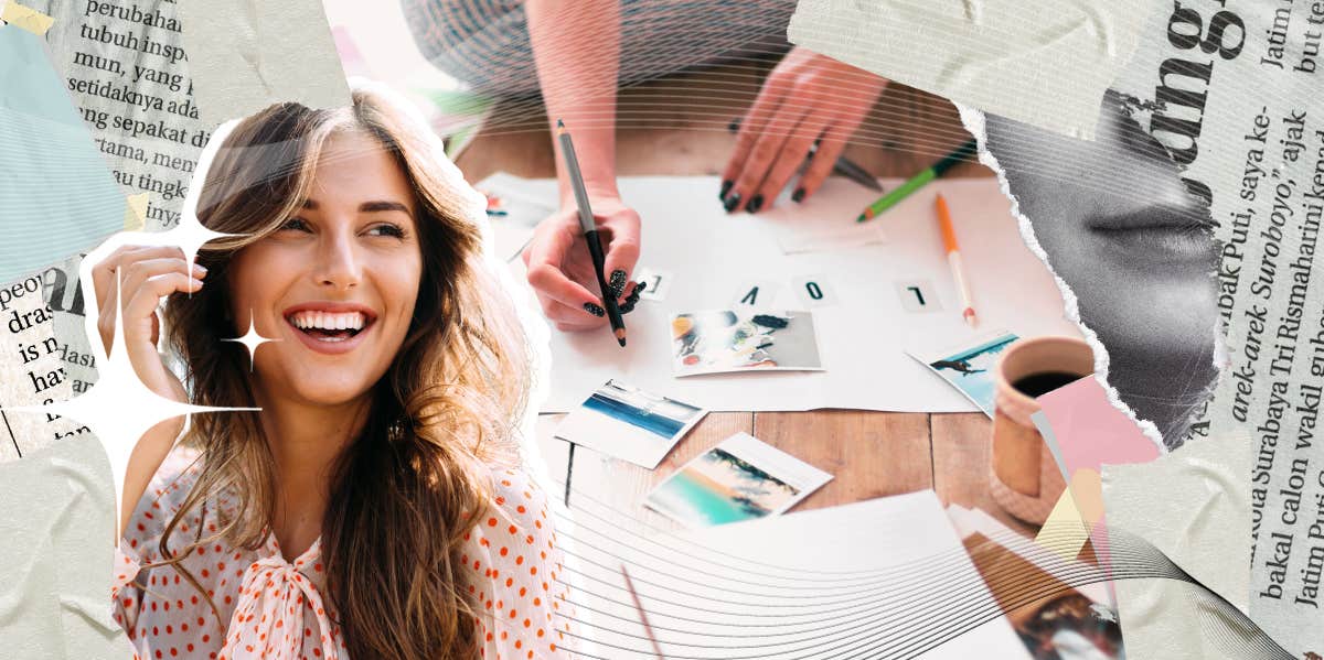 The 12 Most Motivating Words In The English Language Woman doing arts and crafts