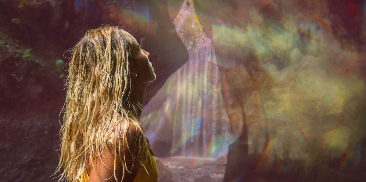 The 20 Most Mysterious Places In The World woman in a mysterious place