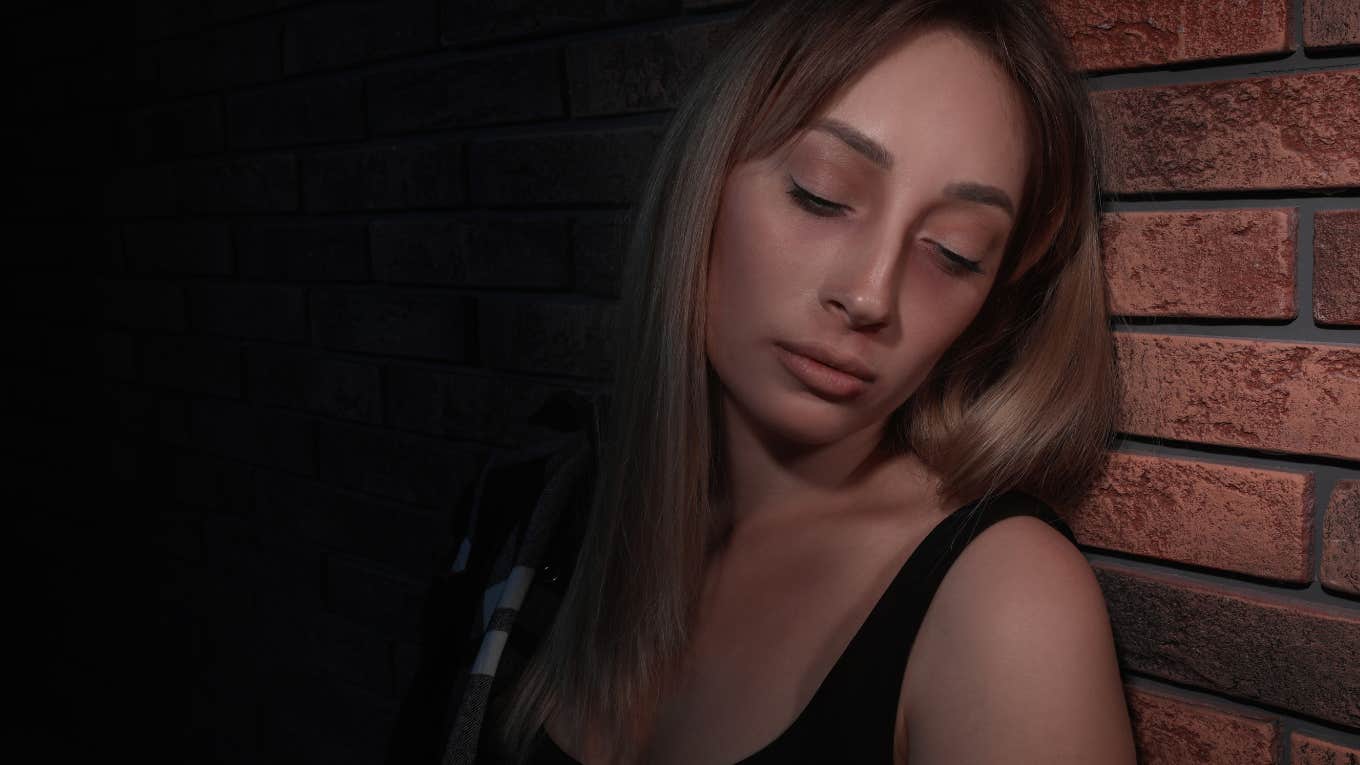 The Most Overlooked Symptom Of Addiction Sad woman