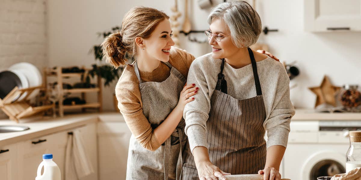 Woman and mother