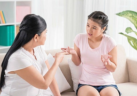 mother scolding daughter mother scolding daughter