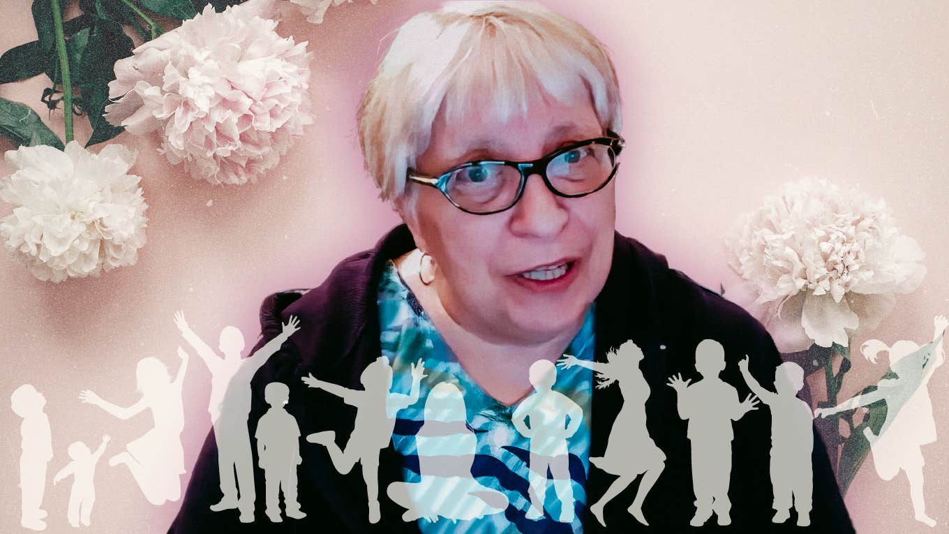Elaine Deprince and her 12 children