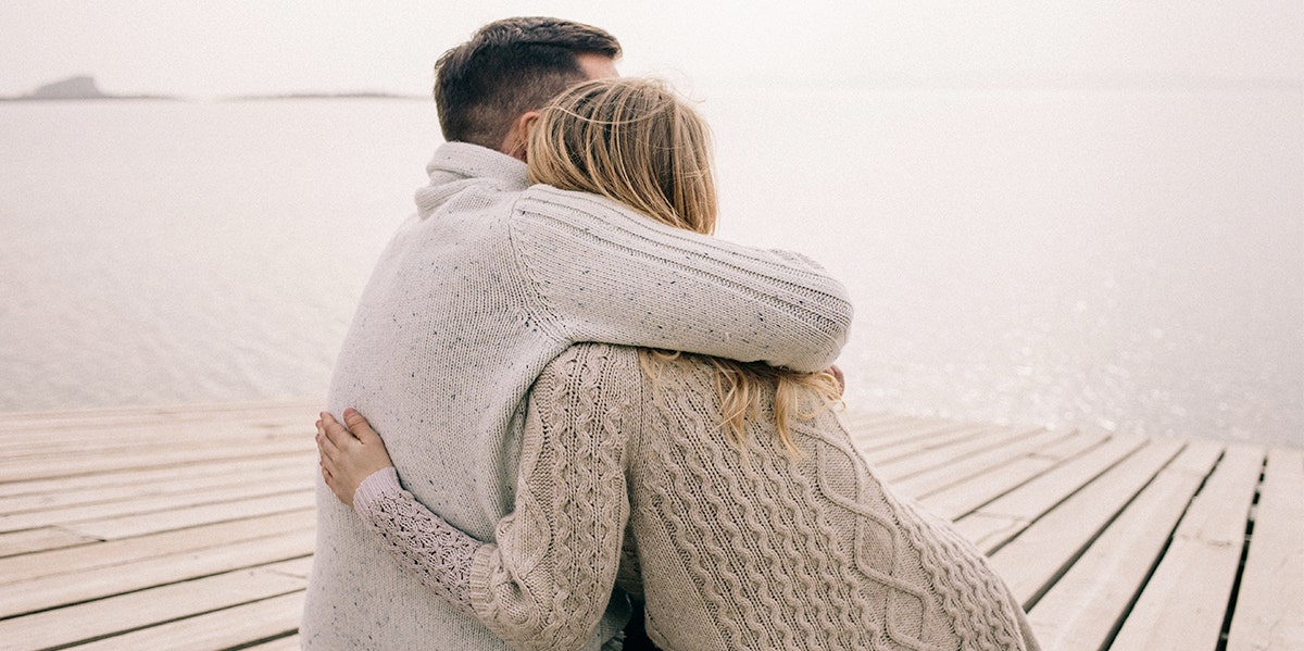 How Multiple Sclerosis Improved My Marriage man and woman in sweaters embracing