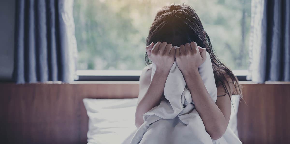My Friend Was Sexually Assaulted In My Bed: When 'No' Means Nothing upset woman in bed