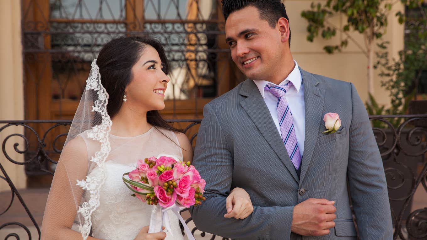 My Husband And I Got Married For A Green Card couple married at courthouse