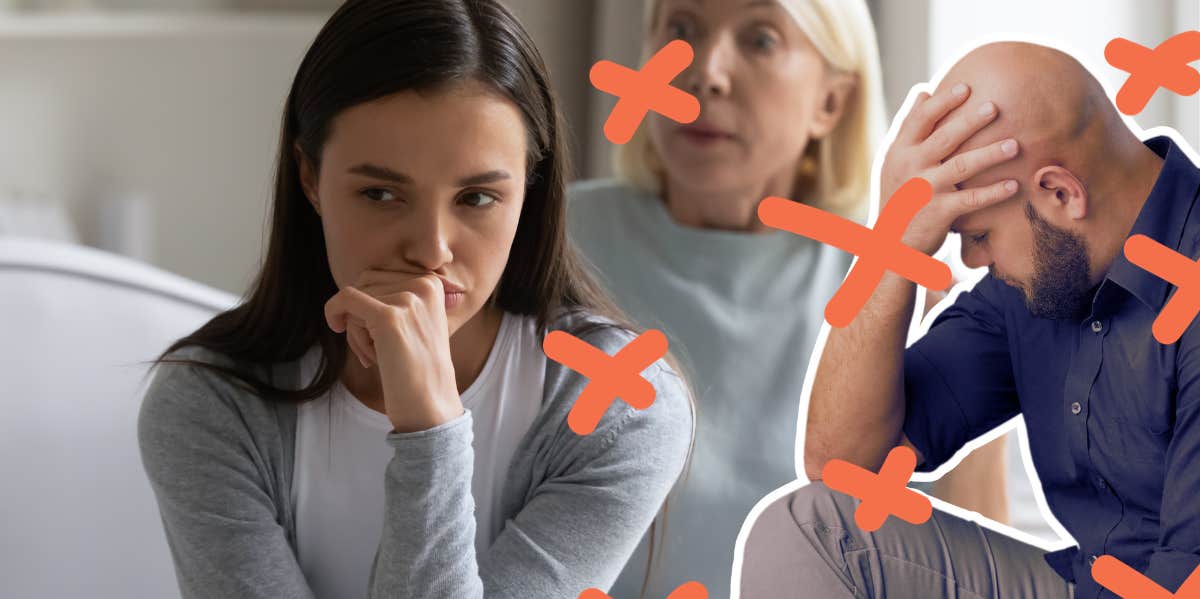 Why My Mother-In-Law Won't Let My Husband Get A Vasectomy Older mom arguing with daughter