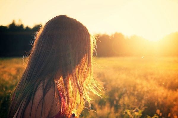 Woman in nature.