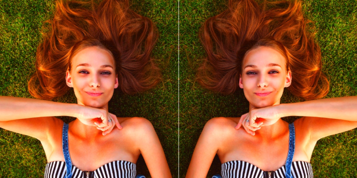 How A Near-Death Experience Reminded Me To Slow Down woman laying in the grass smiling