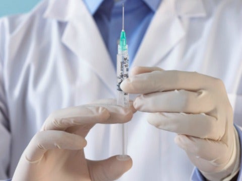 birth control needle doctor with needle