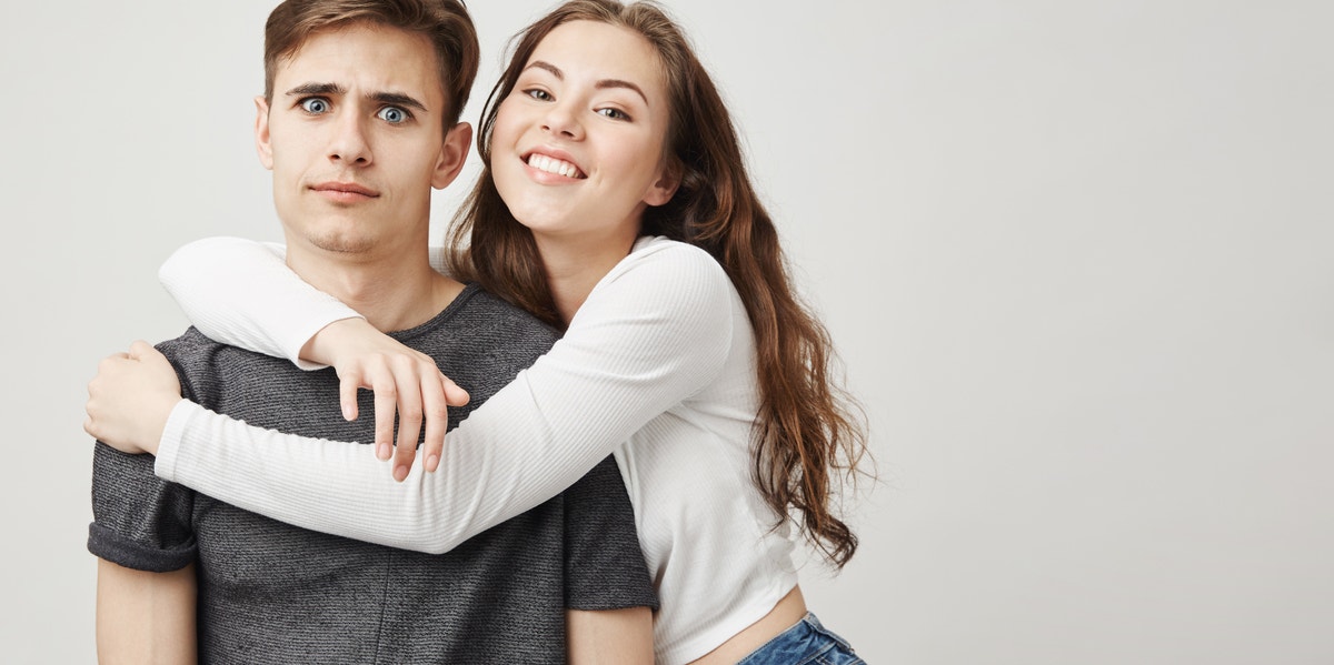 10 Annoying Habits Of Needy People And How To Deal With Them needy woman hugging man