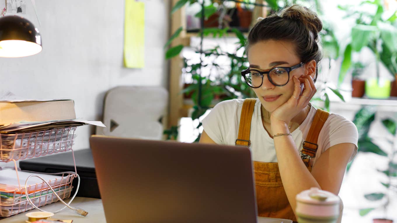 neurodivergent woman working