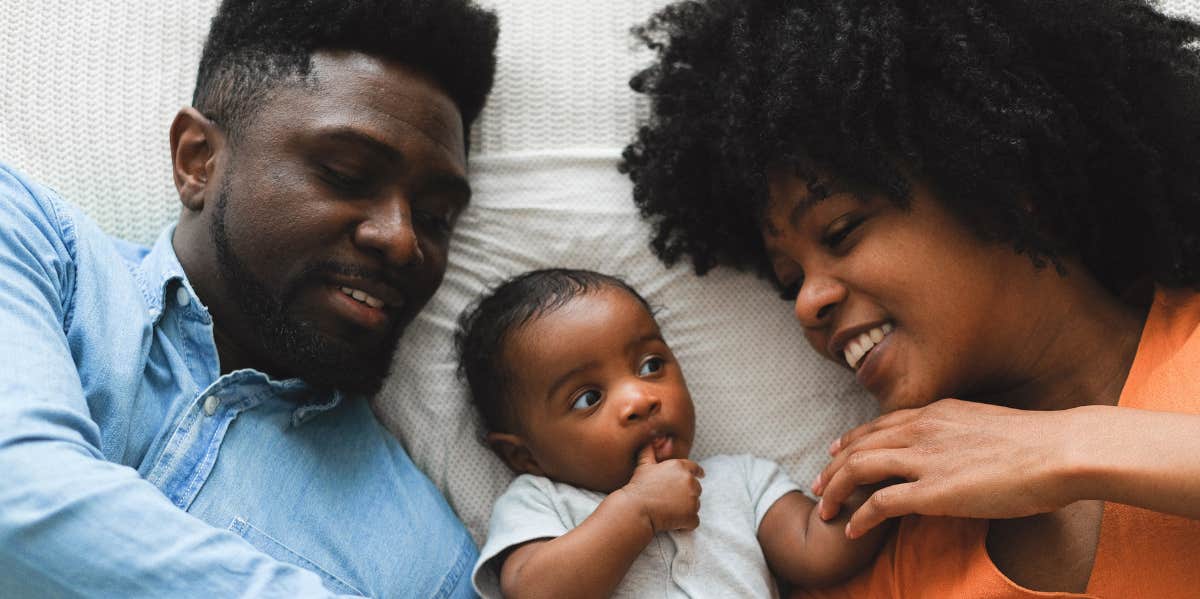 New Dad Explains How His Mother-In-Law Is 'Stifling The Formation Of Our Own Family' mom, dad, and baby