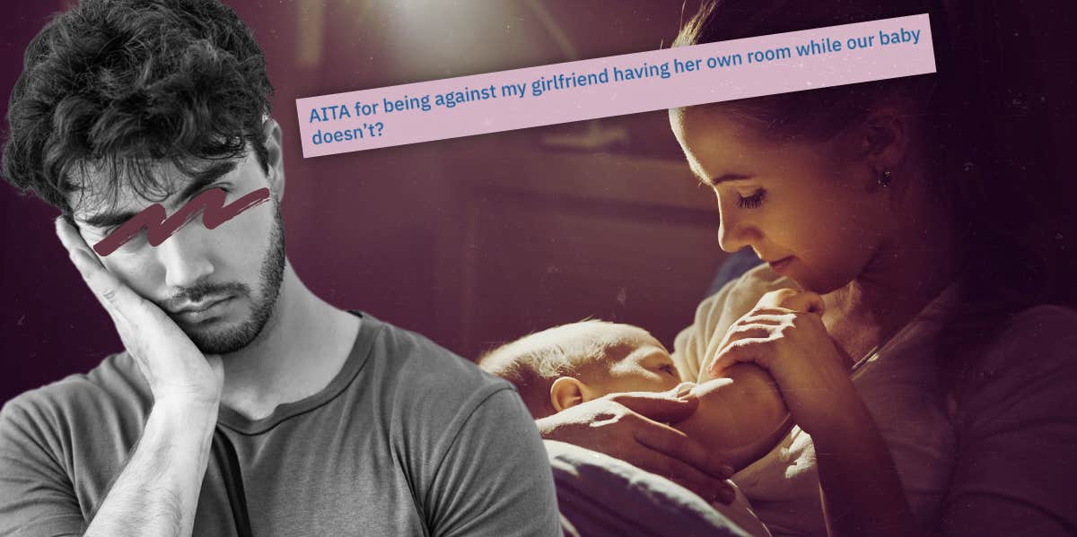 New Dad Bails On Partner Over Baby's Sleeping Arrangements Dad angry with his partner over their baby's sleeping arrangements