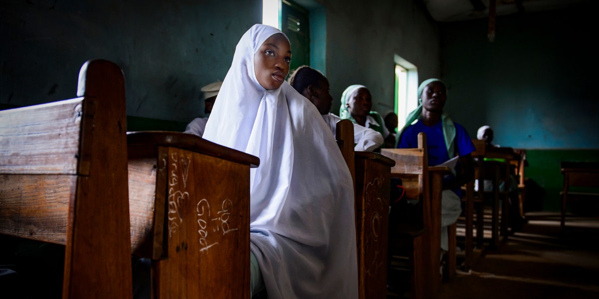 Nigerian schoolgirl