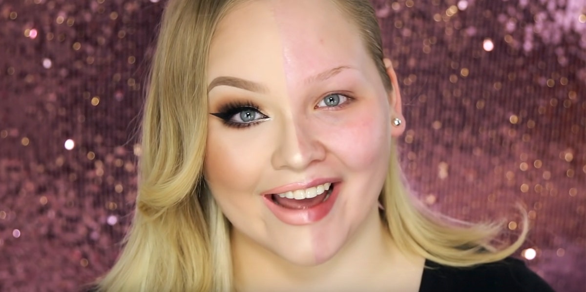 NikkieTutorials Paints Half Her Face