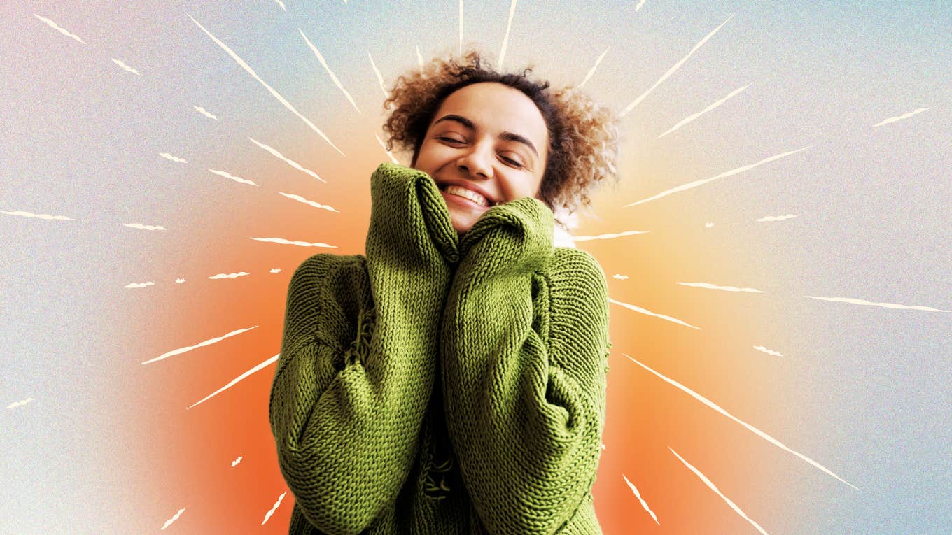 8 Tiny Habits Of Truly Authentic People Authentic girl smiling with her eyes closed