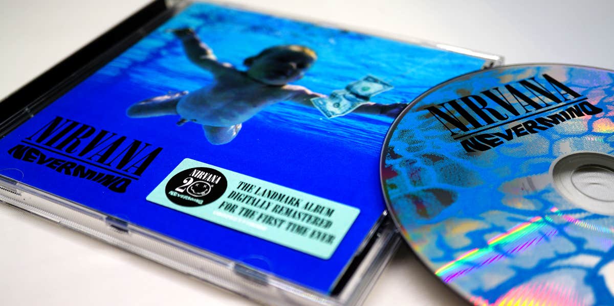 nirvana nevermind album cover baby swimming