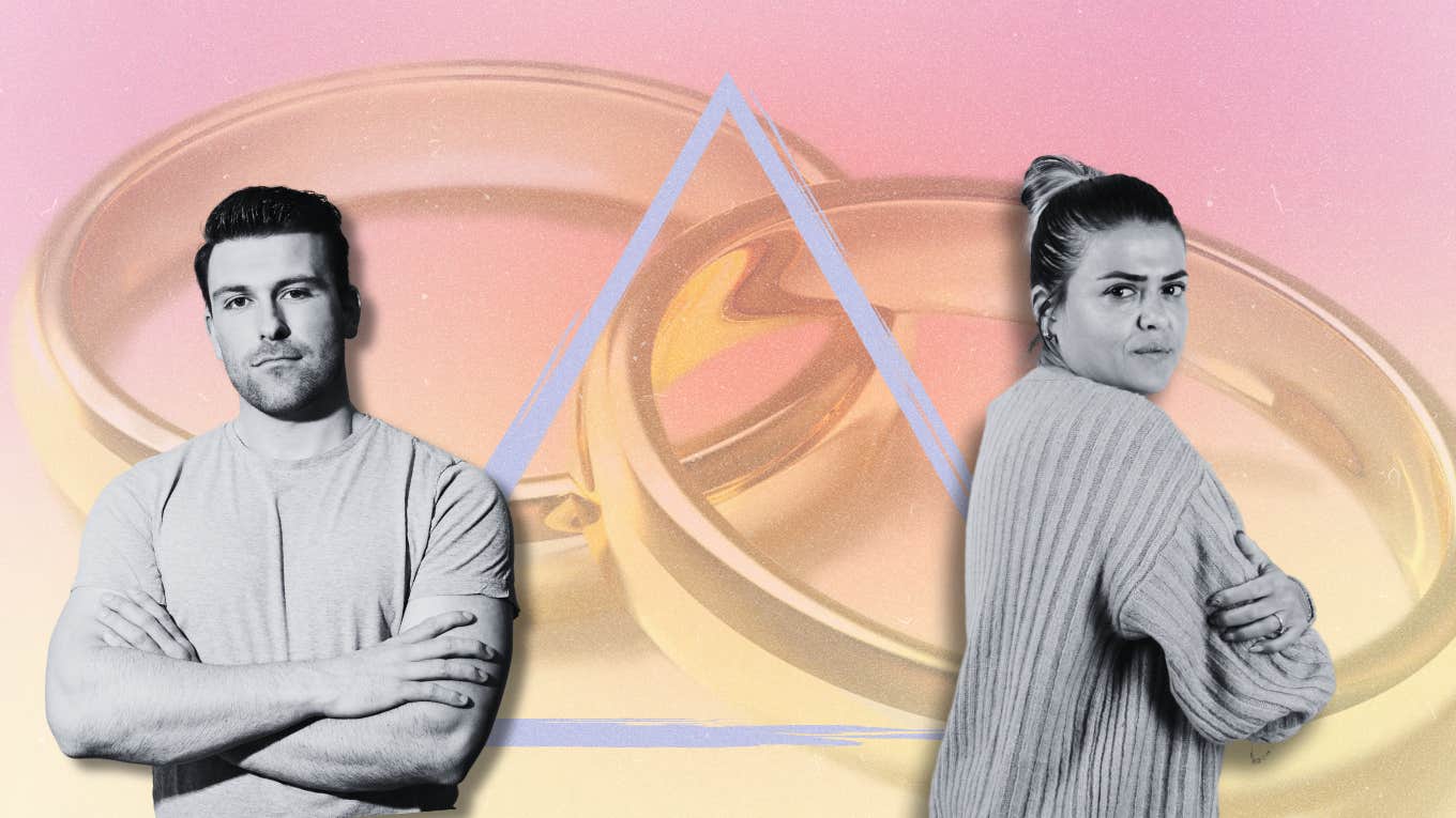 No, Polyamory Won't "Save" Your Marriage Couple debating polyamory to save their marriage