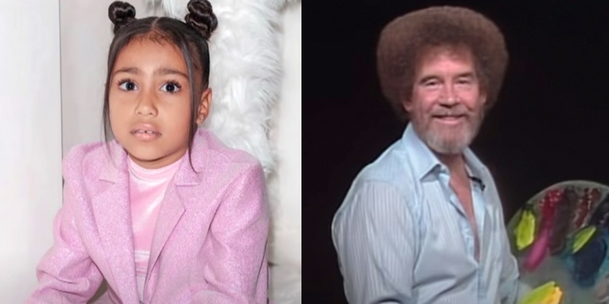 North West and Bob Ross