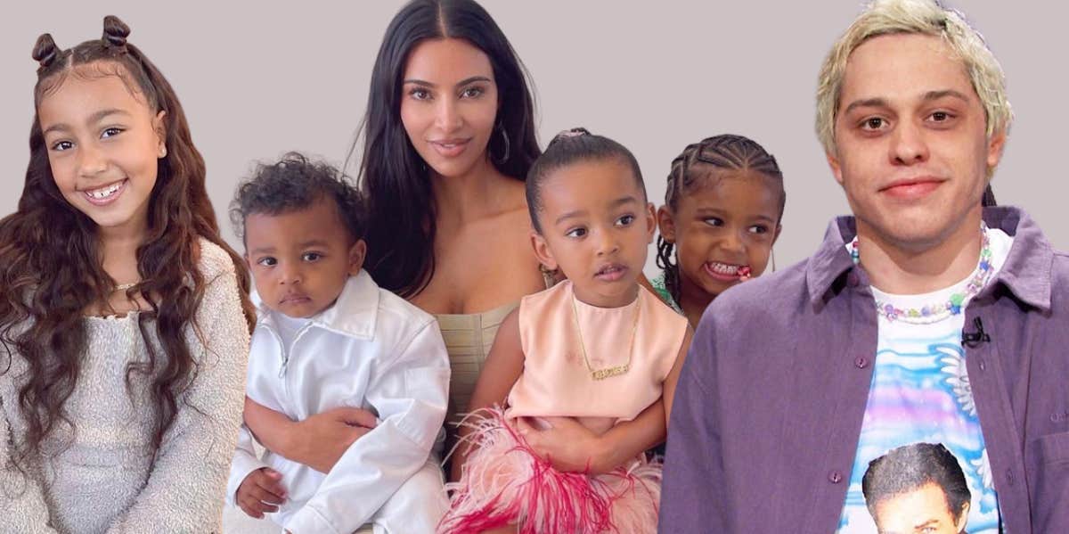 Kim Kardashian Slammed For Video Of Pete Davidson & North West On Golf Cart North West, Kim Kardashian and kids, Pete Davidson