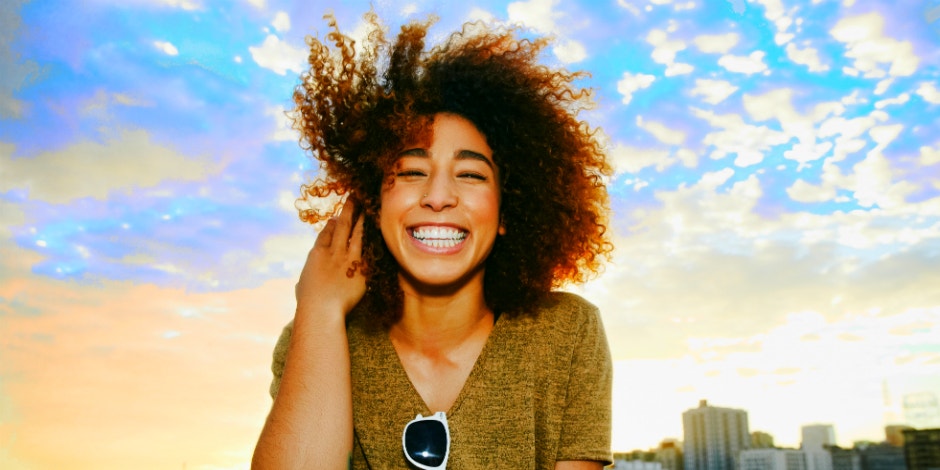 smiling woman