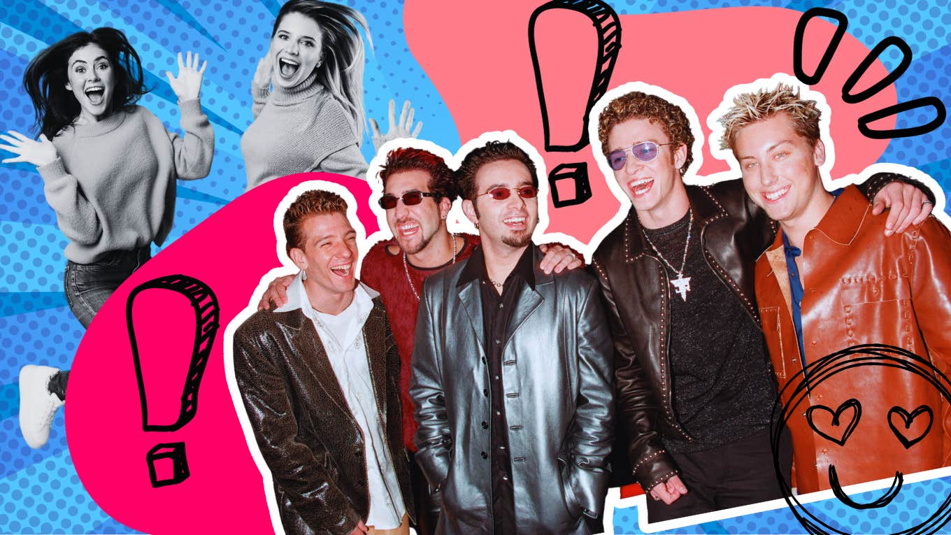 *NSYNC Just Broke The Internet With A Nostalgic Post That Has Fans In Stitches nsync with fan girls