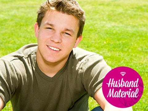 Would you recognize a commitment-phobe? guy smiling grass