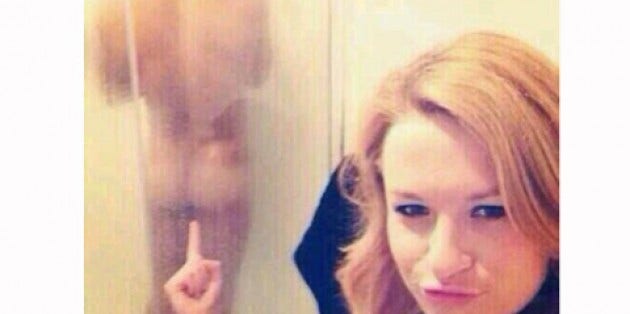 Sophie Lee posted a photo of Tom Daley naked in the shower