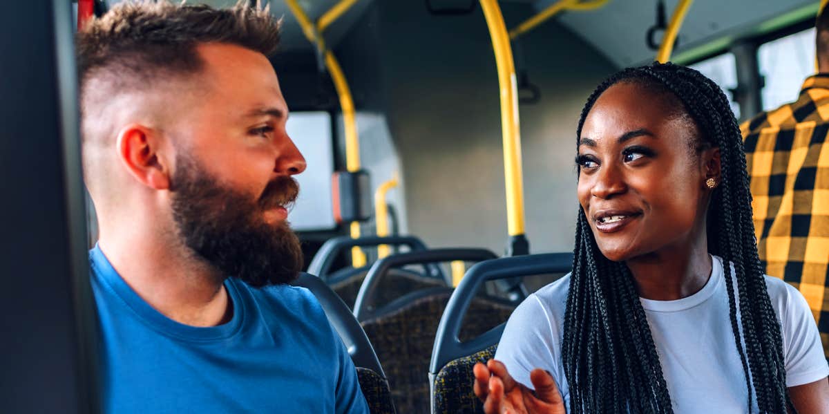 The One Word Happy Couples Use To Stop Fights Before They Start couple having conversation