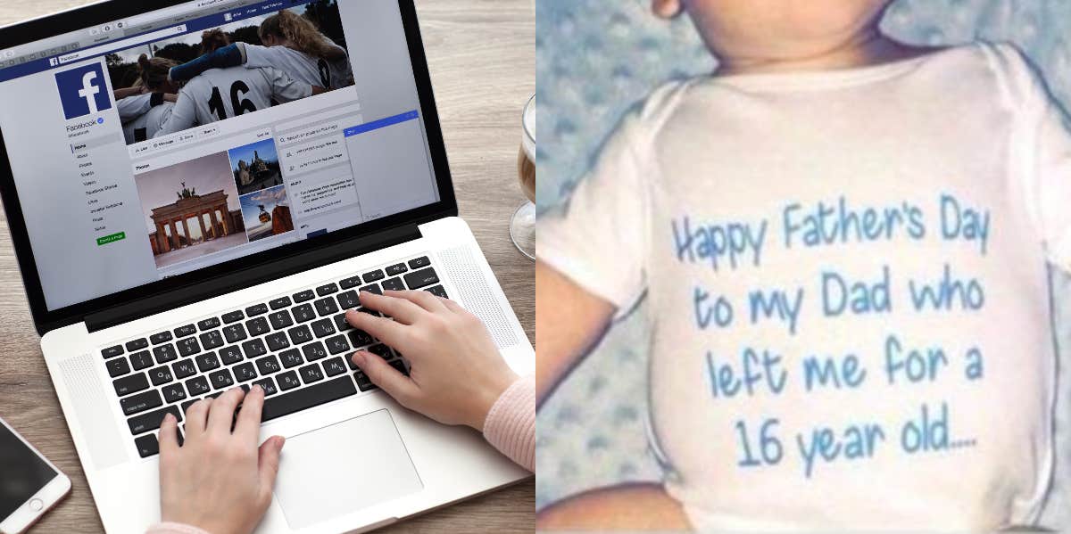 Mom Blasts Ex For Moving On Using Photo Of Her Baby's Onesie Facebook, baby post