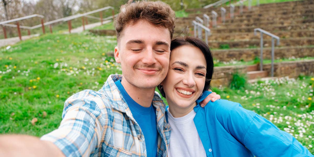This Simple Scientific Formula Will Determine If You And Your Ex Can Be Friends couple selfie
