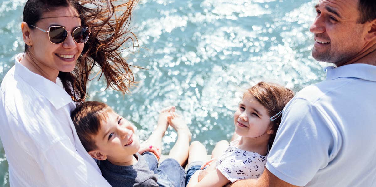 Oops: I Accidentally Raised Spoiled Children family near ocean
