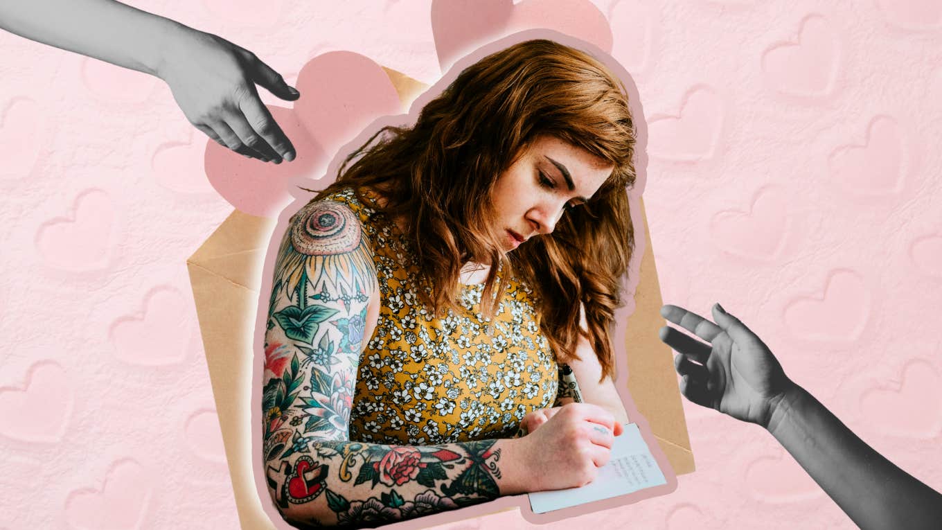 An Open Letter To The Man I Loved — And Let Go Woman writing a letter to a loved one she let go