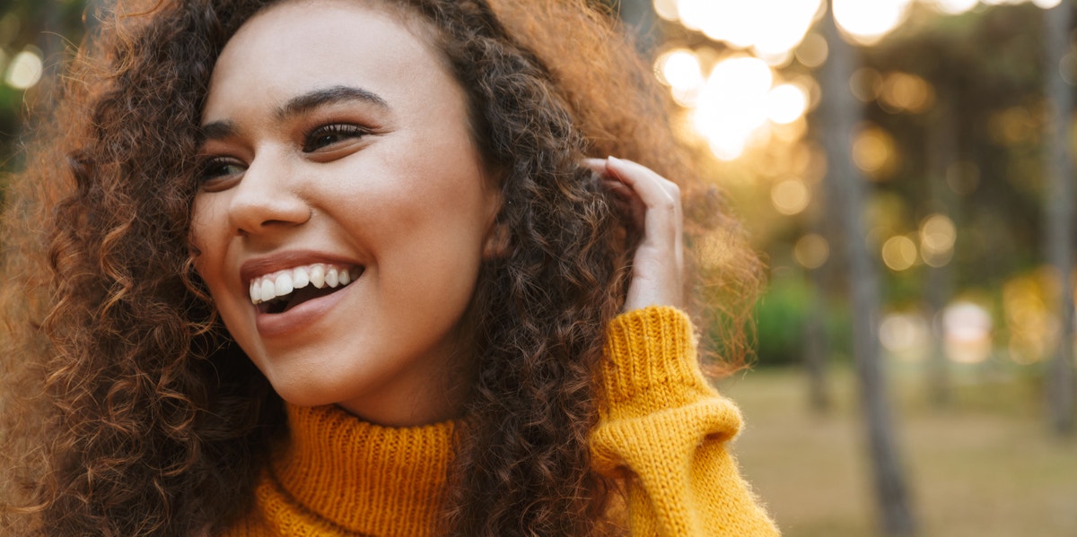 smiling woman