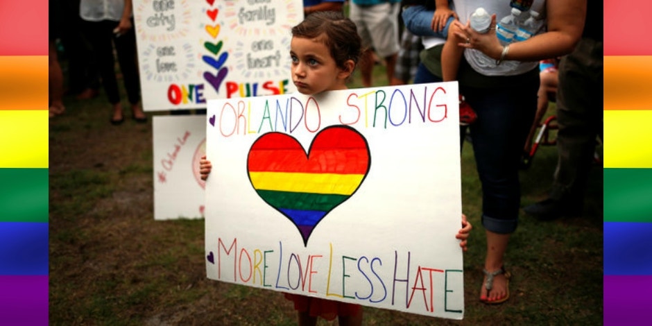 Child at Orlando Vigil